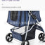 Pet Stroller with Sunroof -Foldable, lightweight, Single Handed, size S M L