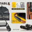Folding 3-in-1 Dog Stroller with Removable Travel Carrier