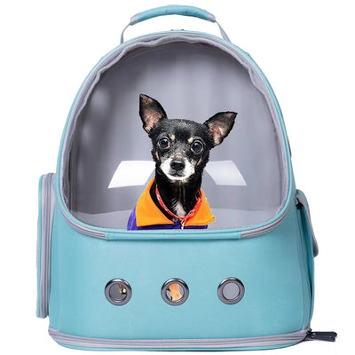 Small Dog Backpack with Clear Bubble Space Capsule