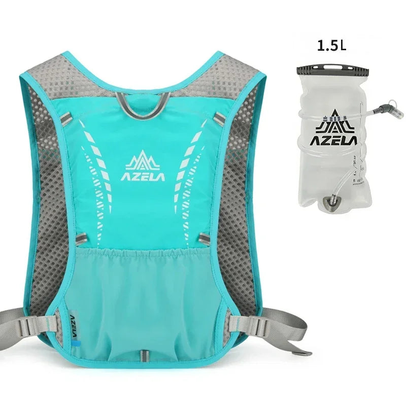 Outdoor Trail Running Backpack Ultralight Women Men Running Race Hydration Vest Marathon Bicycle Bag for Marathon Hiking Cycling