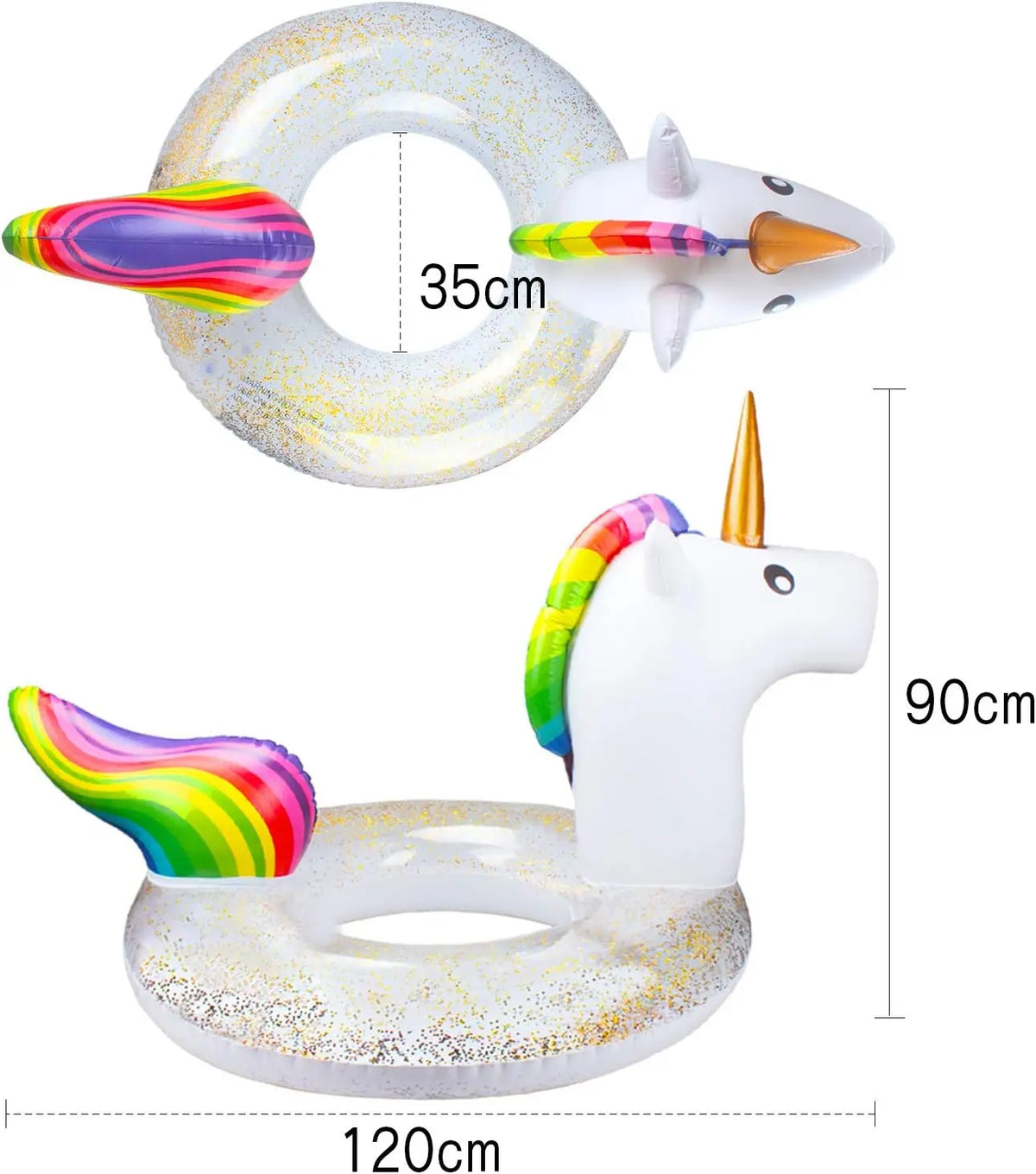 Swim Ring for Adults, for Adults and Swimming at the Beach, For Float, Inflatable, Ocean, Pool, Beach, Swimming, Glitter