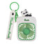 Portable Keychain Fan for Travel Small Cooling Mini Fans Rechargeable Cute Panda Travel Fan Handheld Fan Gift