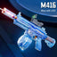Electric Water Gun Toy Continuous Shooting with Firelight Big Capacity Water Pistol Spray Blaster Pool Summer Toy for Kids Adult