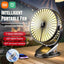 Xiaomi Clip-on Fan 5 Speed Quiet Rechargeable Home Desktop Portable Air Circulator Wireless Fan Light With LED Display For Camp