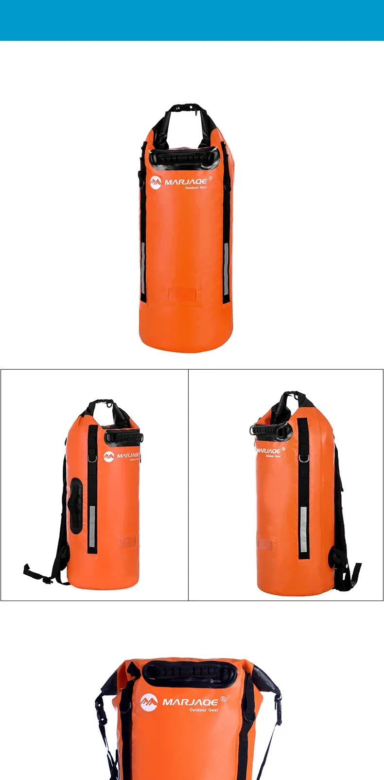 40L Waterproof Outdoor Backpack Dry Swimming Boating Rucksack Storage Pack Roll Top Rafting Kayaking Water Floating Sack