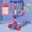 Cycling City 2-12 Years Old Children's Scooter Foldable Scooter With Music Light 3-wheel Scooter 4-speed Adjustable Balance Car