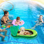 1PCS Avocado Dog Pool Floats Durable PVC Inflatable Convenient Storage Pet Dog Floating Mat for Summer Swim Pool Pet Water Toys