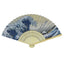 Portable Bamboo Folding Fan Bamboo Handle Japanese Style Props Fan Paper Home Decoration Fan