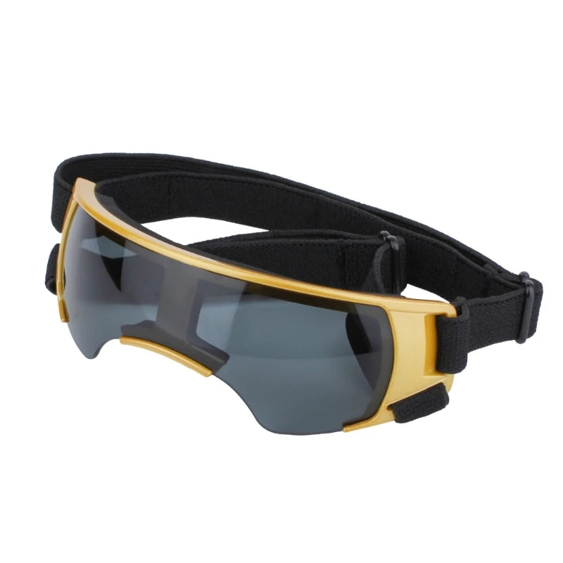 Dog Summer Sunglasses Soft Windproof Anti-UV with Adjustable Strap for Outdoor Sports Goggles for Heavy Snow Dropshipping