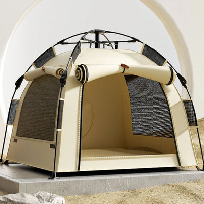 Waterproof Oxford Cloth Dog Tent  Automatic Folding Pet House  Outdoor Camping Dog Bed  Multi-Layer Protection Pet Shelter