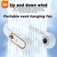 Xiaomi Neck Fan Digital Display Power Ventilator Leafless Neck Band Fan Portable Mini Air Cooler USB Rechargeable Fan
