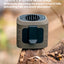 KINSCOTER Portable Outdoor Waist Fan 8000mAh LED Lighting Multifunctional Neck Fan with Power Bank for Camping Hiking Climbing