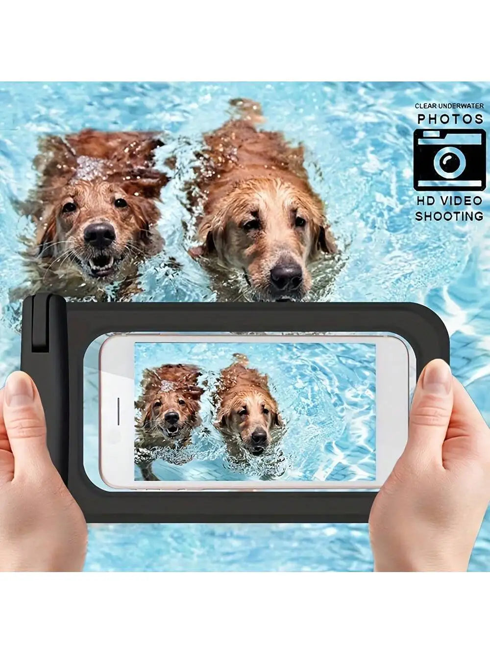 Waterproof Pouch Bag + Phone Case, Waterproof Case Dry Bag For Beach, Swim, Boating, Kayaking, Hiking, Protect Phone