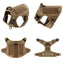 Large Dog Harness Collar Leash Molle Pouches Pet German Shepherd Malinois Training Walking Vest Dog Harnesses For Medium Dogs