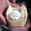 Portable Dog Car Seat Bed Booster Washable Home Cat Nest with Storage Pockets Soft Nest for Small Dogs And Cats Puppy Carrie