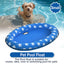 Summer Pet Dog Floating Raft, Inflatable Water Floating Pet Floating Row, Paw Print Swimming Floating, Suitable For Small Dogs