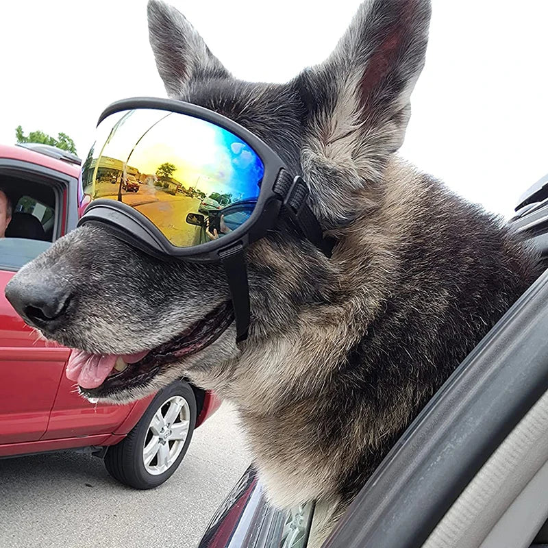 Dog Goggles Sunglasses Anti-UV Sun Glasses Eyewear Protection Adjustable Windproof Sunglasses Pet Dog Supplies For Travel