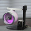 Single Head Turbojet Fan Humidifier with Blowing Capability RGB Light Show Function Home Office Desktop Air Moisturizer Room Dec