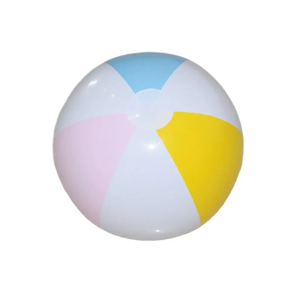 PVC Inflatable Beach Ball Swimming Pool Toy 40cm Big Rainbow Beach Ball 30cm Colourful Inflatable Pool Ball Kids