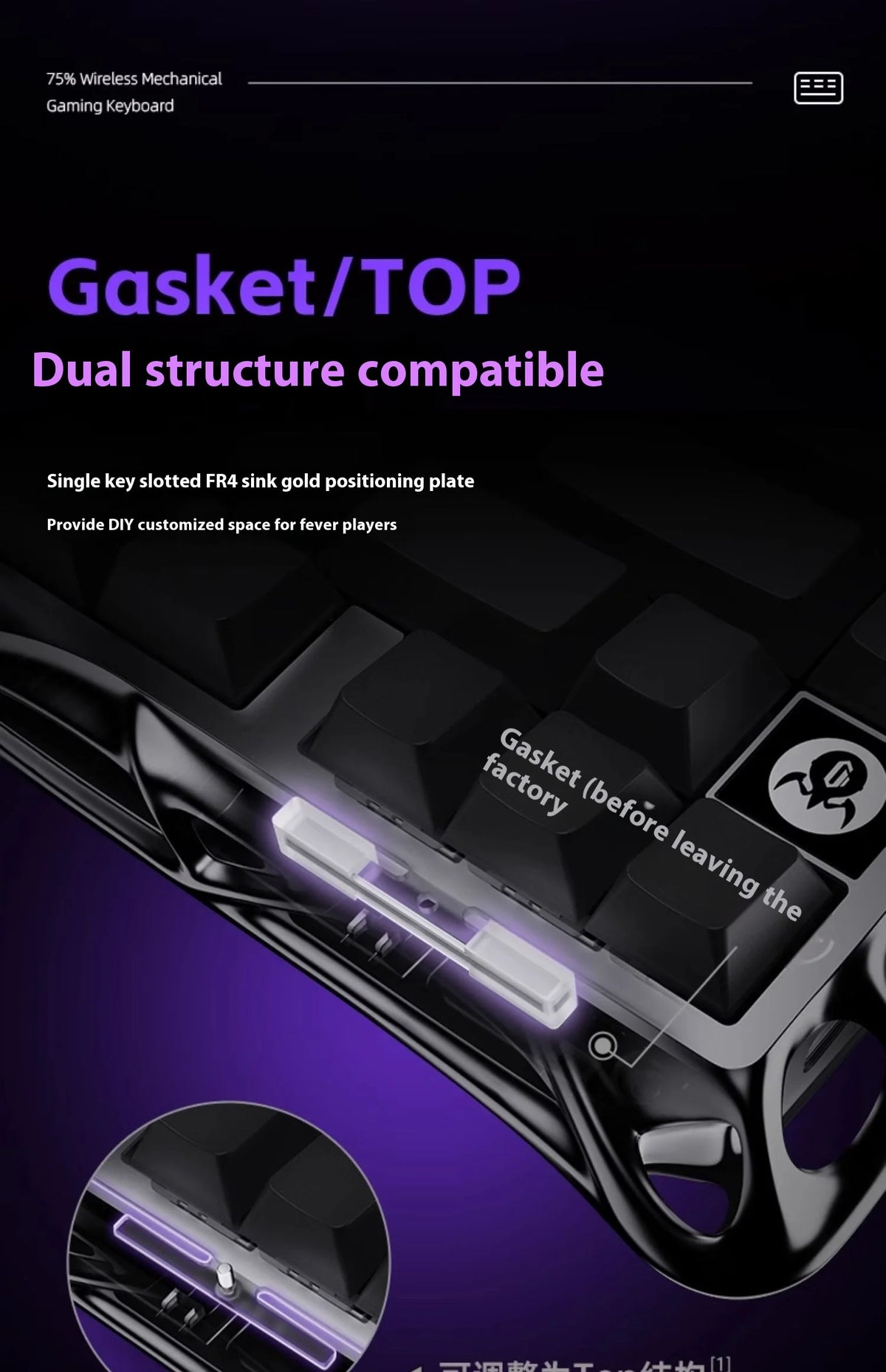 Gravity Planet Cocoon Breaking 75k1pro Mechanical Keyboard Competition Blog Manufacturing Aluminum Alloy Wireless Gaming Mouse