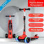 Children's Scooter 1-3-8-15 Year Old Large Scooter Male and Female Single Leg Scooter Music Light Smooth Driving