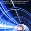 new Outdoor Portable Waist Fan Hanging Neck Fan Strong Wind Cold Air LED Lighting Waterproof For Sports Courier Outdoor