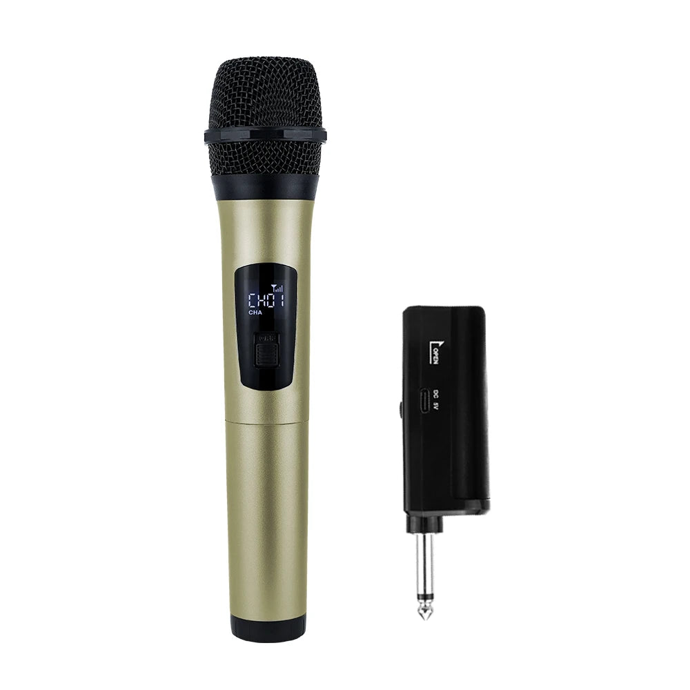 Rechargable Universal Wireless Microphone Dynamic Microphone Handheld Mic Micphone Professional Church Show Meeting-ADS1509