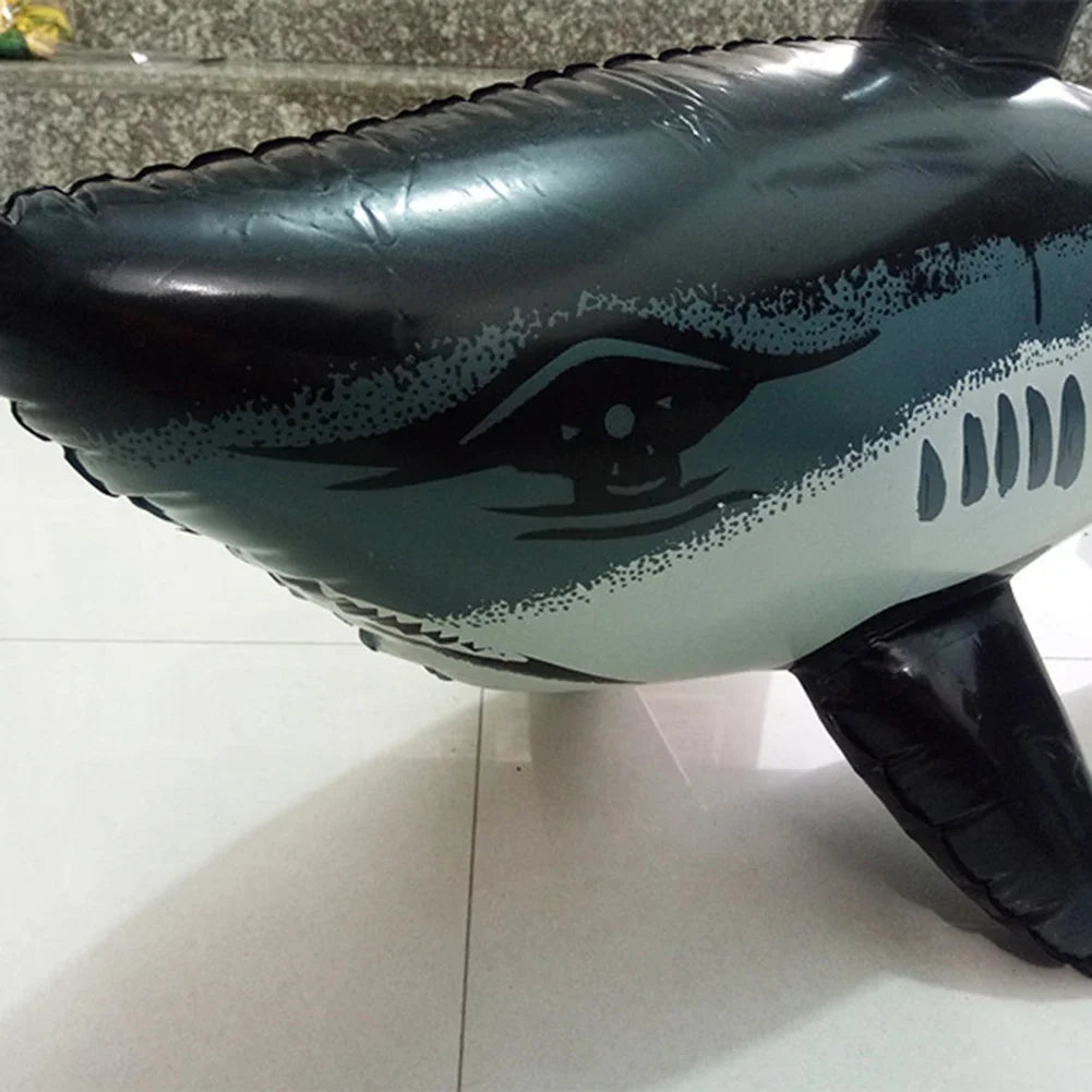 Floating Shark Float Toy Kids Adults Inflatable Water Swimming Pool Simulation Whale Fish Animals Toys Pool Playing With Water