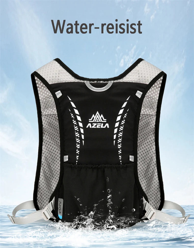 Outdoor Trail Running Backpack Ultralight Women Men Running Race Hydration Vest Marathon Bicycle Bag for Marathon Hiking Cycling