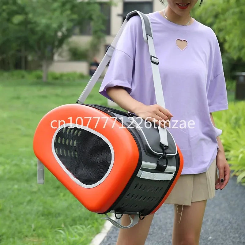 Outdoor Travel Tugboat Draw-Bar Pet Bag - Can be Used as a Pull Bag, Backpack, or Side Bag