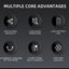 New USB Multi functional Leaveless Clip Fan Outdoor Camping Desktop Charging Wireless Fan
