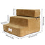 30cm High Detachable Dog Steps Pet Dog Stairs Step Cat Stairs 2 Story Staircase Assembly Removable Wash Stairs Ladder Dog Stairs