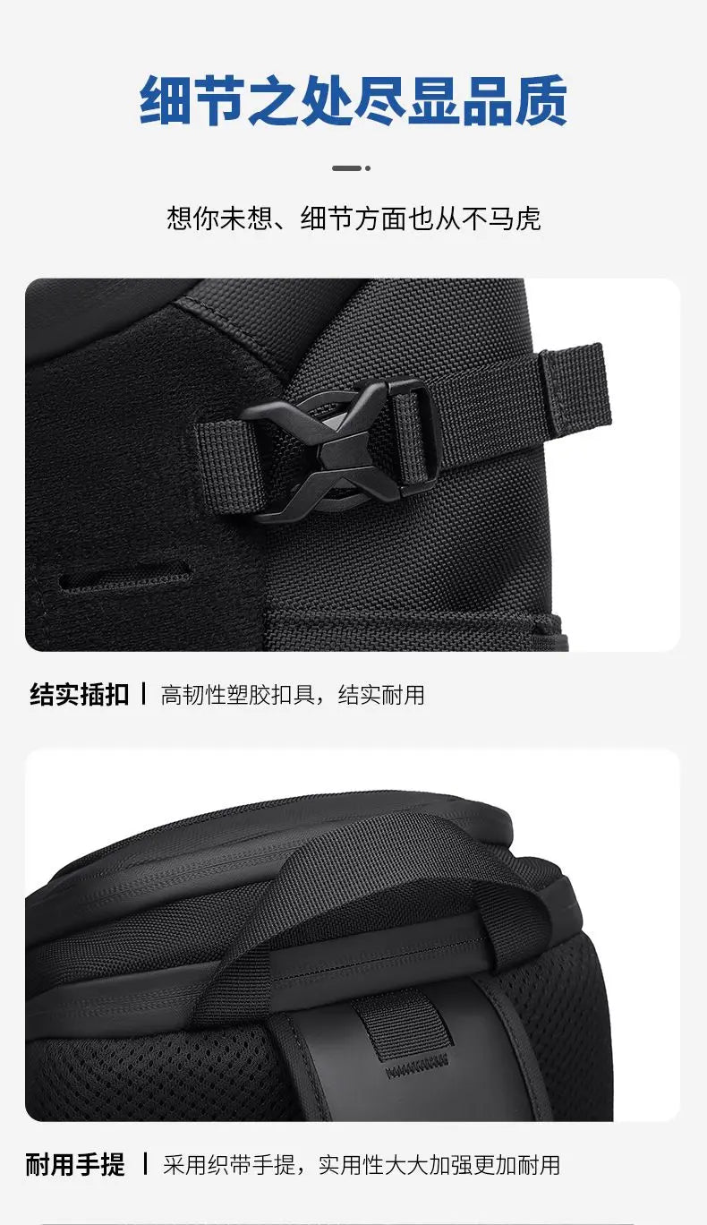 Ozuko Chest Bag Cross bag men Waterproof USB Man Crossbody Bag Anti-Theft Short Travel Messenger Sling Fashion Designer