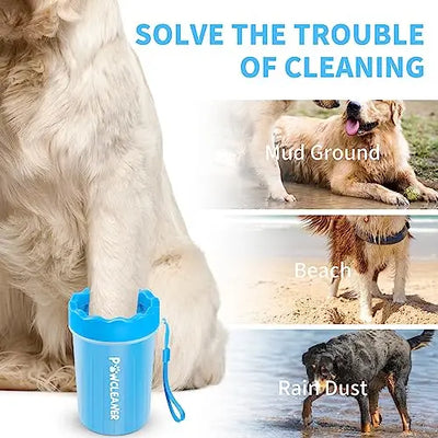 New Sustainable Durable Drop-Resistant Pet Foot Brush Cleaner Cup Quick Rubber and Plastic Cup for Dog Walking and Washing