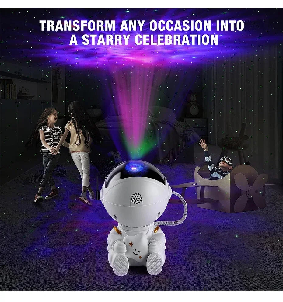 Astronaut Sky Projection Light Full of Stars Atmosphere Light Small Night Light Astronaut Decoration Nebula Light