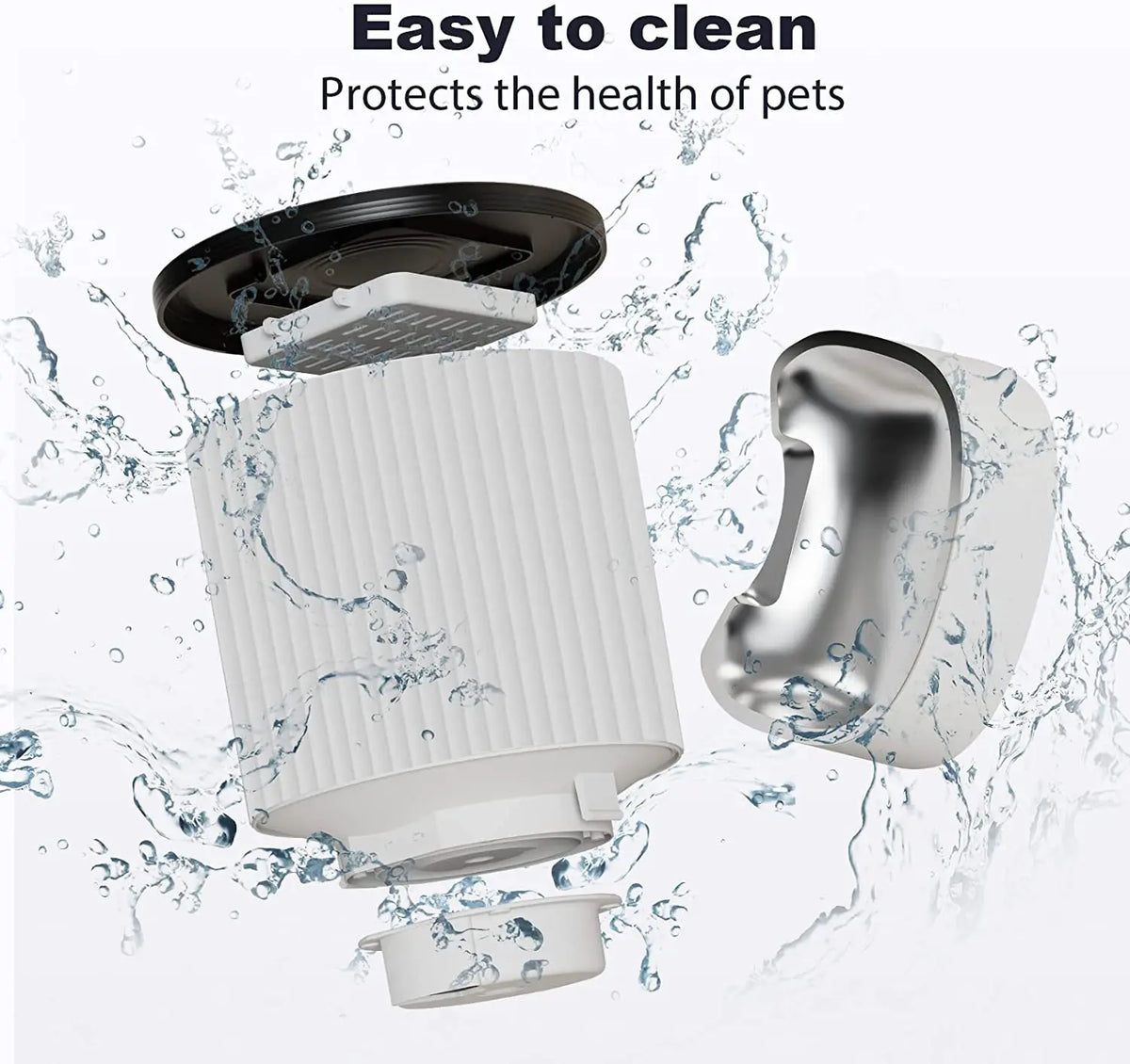 Wholesale 4L Automatic Cat Self Diet Feeder Dog Feeder Smart Stainless Steel Double Bowl Cat Feeder