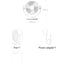 XIAOMI MIJIA DC Inverter Desktop Circulating Fan，Home Desktop Fans，Intelligent Three-dimensional Air Supply，Support MI HOME App