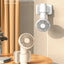 VISSKO Portable Mini Clip Fan USB Rechargeable Hand Held Fan Small Pocket Fan 3Speeds 1000mAh Multifunctional fan Ourdoor Summer