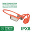 #IPX8 Waterproof Bone Conduction Wireless Headphone Bluetooth 5.4+32GB RAM MP3 Player HIFI Music Sport Swimming Headset with Mic