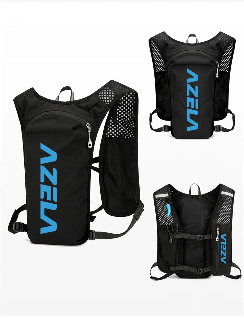 Outdoor Trail Running Ultralight Backpack Hydration Jogging Vest Men Breathable Marathon Bicycle Bag Water Bottle 250ML/1.5L