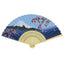 Portable Bamboo Folding Fan Bamboo Handle Japanese Style Props Fan Paper Home Decoration Fan