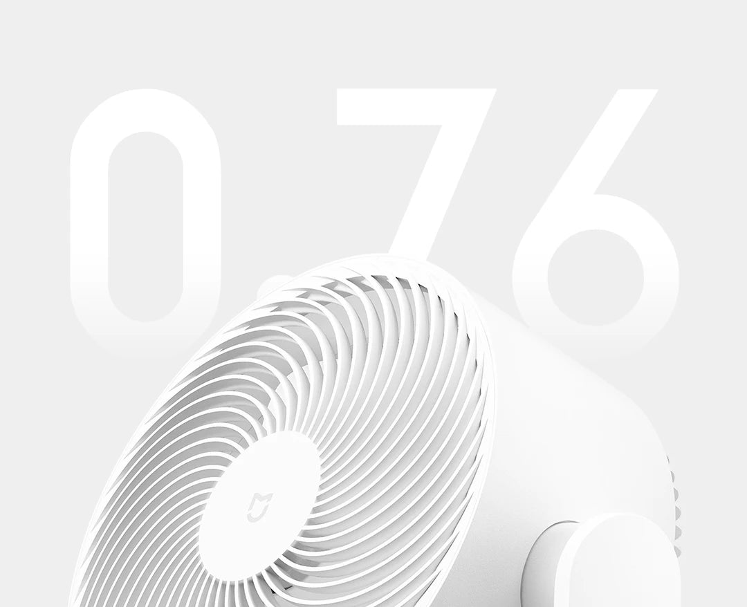 XIAOMI MIJIA DC Inverter Desktop Circulating Fan，Home Desktop Fans，Intelligent Three-dimensional Air Supply，Support MI HOME App