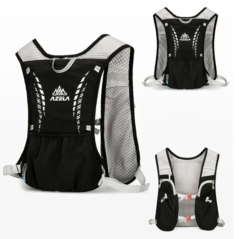 Outdoor Trail Running Backpack Ultralight Women Men Running Race Hydration Vest Marathon Bicycle Bag for Marathon Hiking Cycling