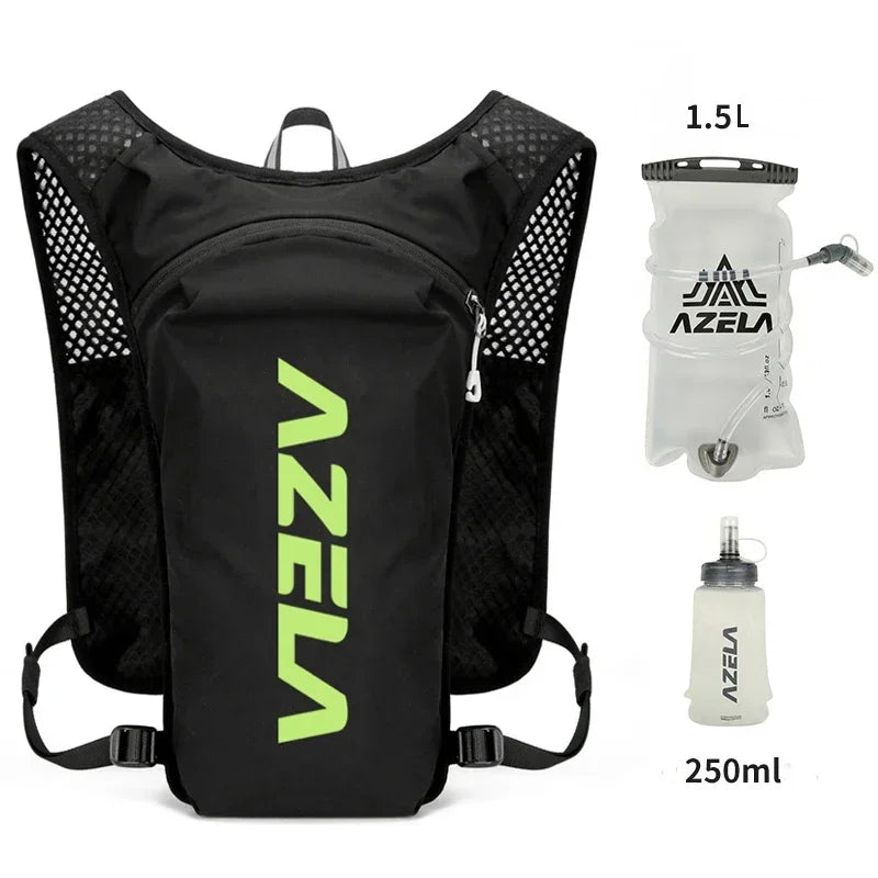 Outdoor Trail Running Ultralight Backpack Hydration Jogging Vest Men Breathable Marathon Bicycle Bag Water Bottle 250ML/1.5L