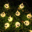 2024 Halloween Day Decoration Ghost String Lights LED Spooky Specter Fairy Lights Ghosts Battery Operated Party Indoor Decor 830