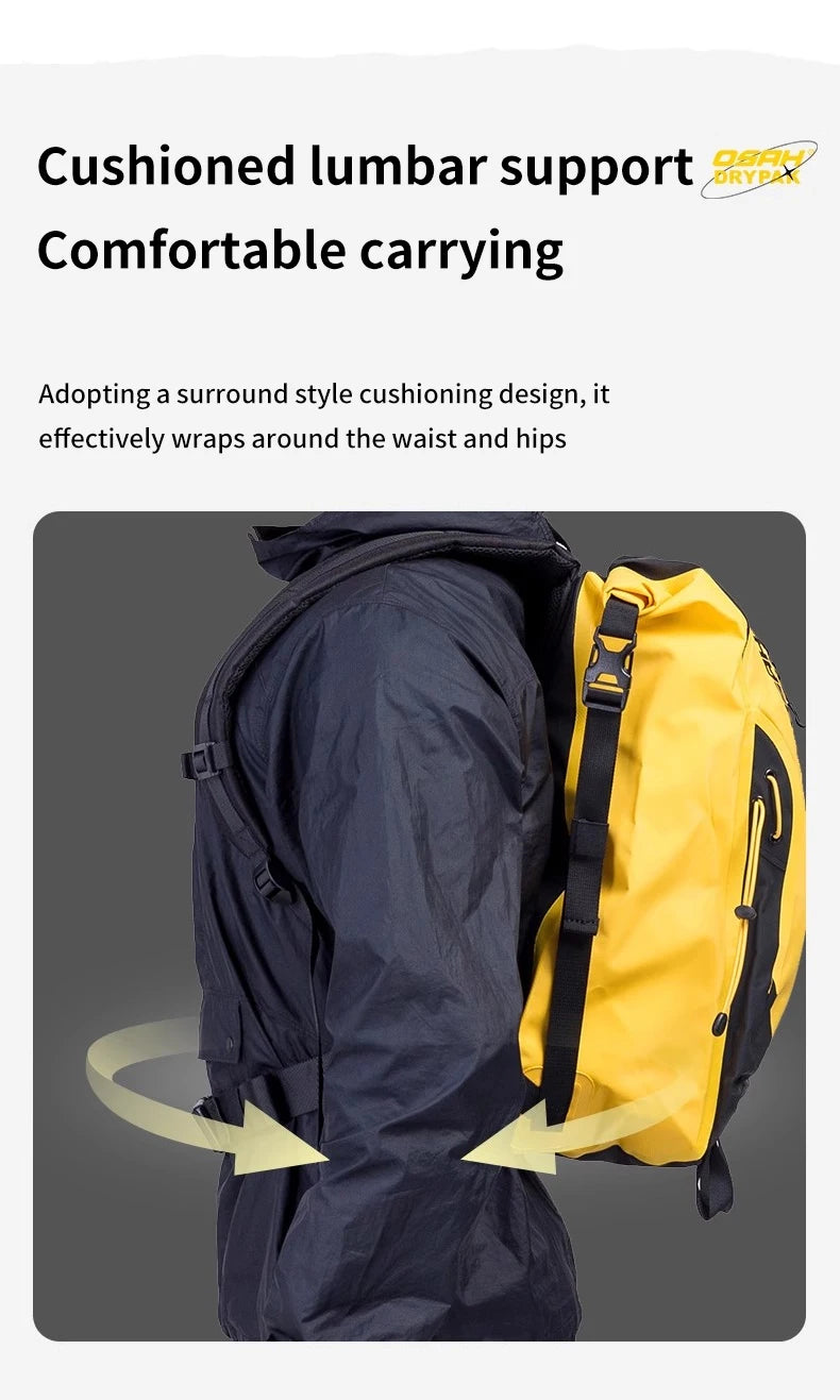OSAH 30L Waterproof Pack Large Capacity Outdoor Travel Backpack Sports For Hiking Camping Cycling Motorcycle Riding Gears Bag