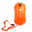 Swim Bubble - High Visibility Inflatable Swimming Tow Bag for Swimmers, Triathletes and Snorkelers