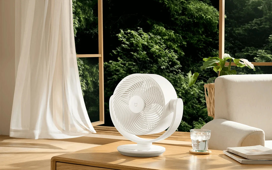 XIAOMI MIJIA DC Inverter Desktop Circulating Fan，Home Desktop Fans，Intelligent Three-dimensional Air Supply，Support MI HOME App
