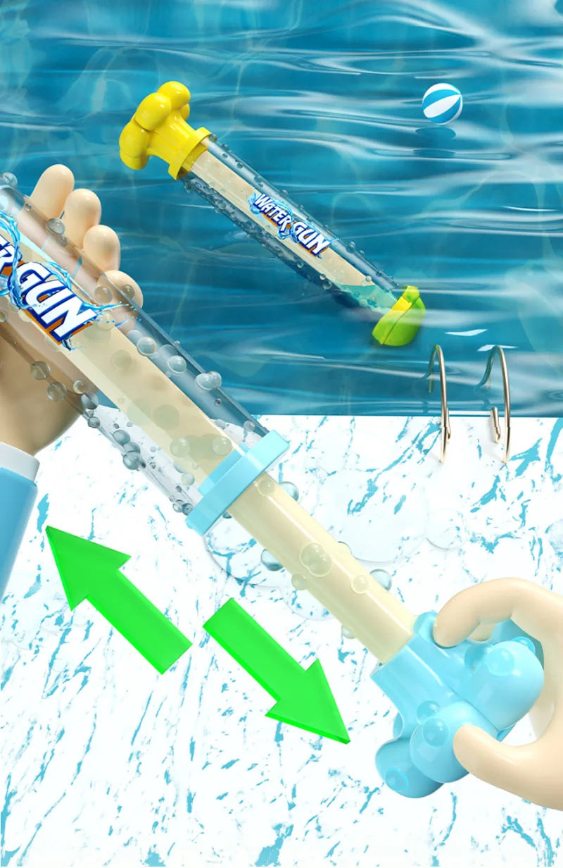 Creative Firework Water Gun Summer Toys Children's  Water Gun Pull-out Water Spray Beach Summer Swimming Pool Beach Outdoor Toy