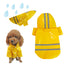 Dog Raincoat Pet Waterproof Clothes Reflective Puppy Raincoats Chihuahua Rainjacket Bulldog Cape Poncho Costume Dogs Rainwear